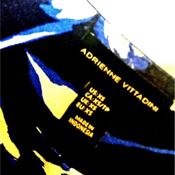 Adrienne Vittadini Maxi Dress Blue White Floral - Picture 6 of 6